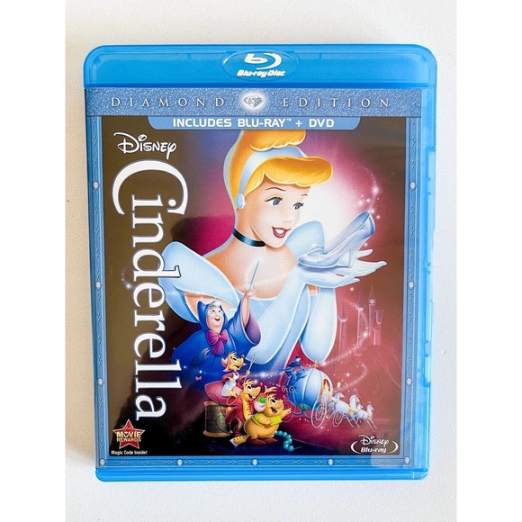 Cinderella Blu-ray/DVD, 2012, 2-Disc Set, Diamond Edition With Slipcover - Picture 4 of 9